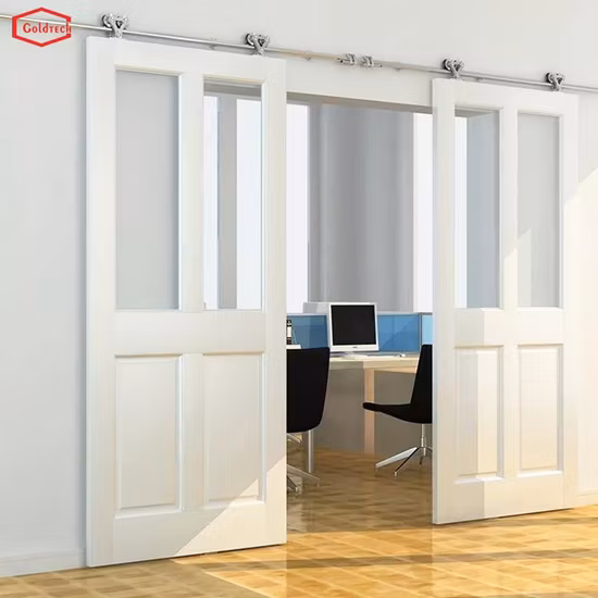 Ensembles entiers de quincaillerie pour porte coulissante, raccord de rouleau de porte en bois